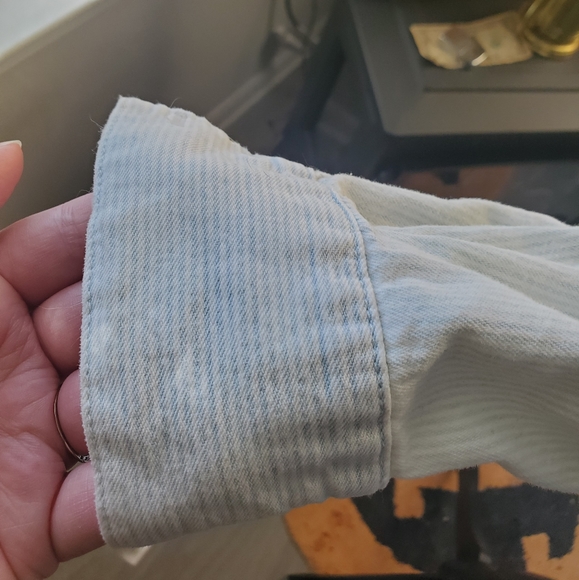 NWT LUCKY BRAND DENIM BUTTON DOWN SHIRT SIZE L - Picture 6 of 6